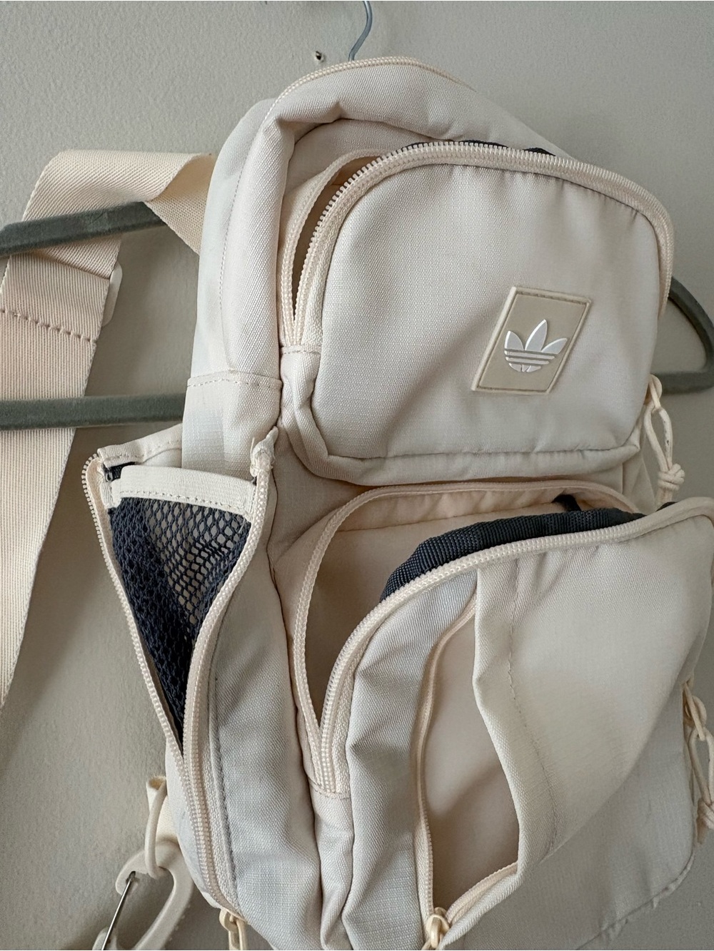 Adidas Utility 4 Sling Bag in Wonder White - Picture 5 of 5